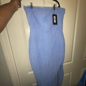 Beautiful Periwinkle Blue Midi Dress